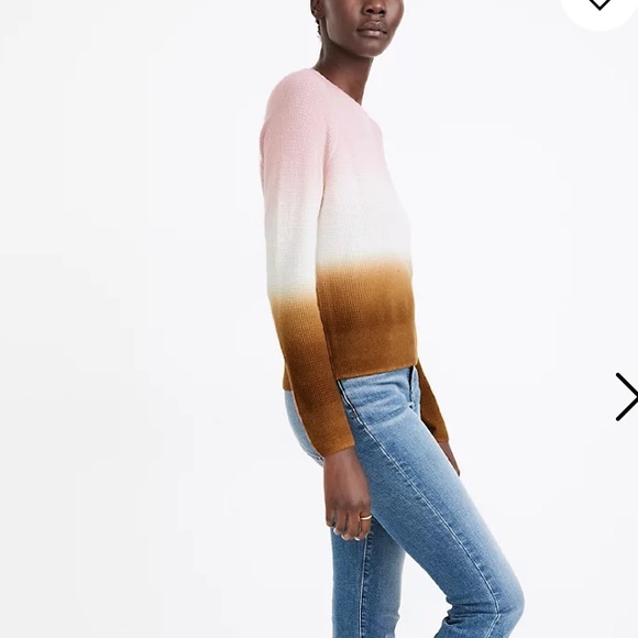 MW DIP DYE CASHMERE SWEATER - Picture 6 of 8